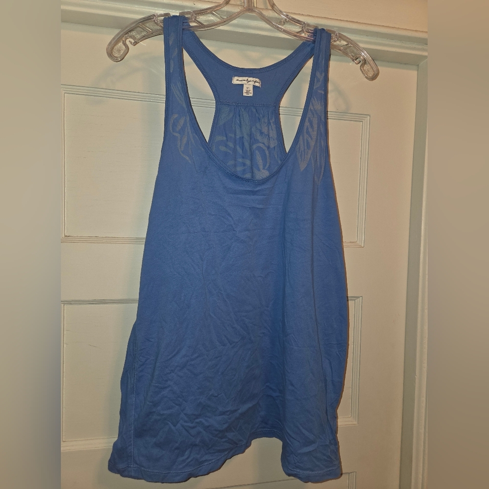 American Eagle Outfitters Vibrant Blue Tank Top